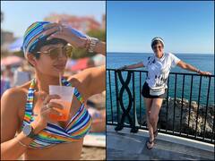 IN Pics: 50 साल की Mandira Bedi ने हवा में दिखाया ऐसा करतब, देखकर आप भी कहेंगे OMG!