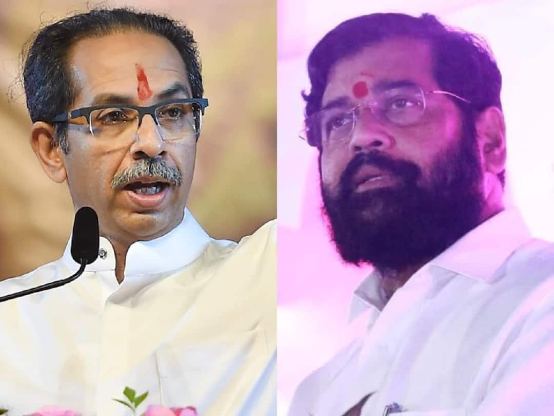 Eknath Shinde vs Uddhav Thackeray : तर ठाकरेंना नव्या पक्षाची नोंदणी करून नवे चिन्ह घ्यावे लागेल Eknath Shinde vs Uddhav Thackeray shiv Sena and dhanushyaban Eknath Shinde vs Uddhav Thackeray : तर ठाकरेंना नव्या पक्षाची नोंदणी करून नवे चिन्ह घ्यावे लागेल