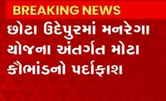 છોટા ઉદેપુરઃ મનરેગા યોજનાનો લાભ લેવા માટે શાળાના બાળકોને બનાવાયા મજૂર, જુઓ વીડિયો
