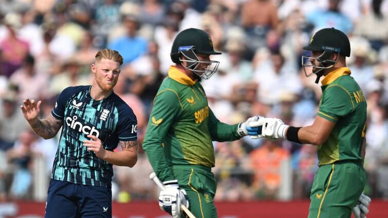 ENG vs SA: Ben Stokes flops Rassie van der Dussen scores century South Africa clinch 1st ODI ENG vs SA 1st ODI: কেরিয়ারের শেষ ওয়ান ডে-তে চূড়ান্ত ব্যর্থ স্টোকস, বড় ব্যবধানে হারল ইংল্যান্ড