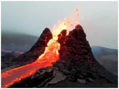 Volcano Blast: Iceland में हुआ ज्वालामुखी विस्फोट, सामने आया ड्रोन फुटेज