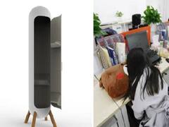 சோர்வா இருக்கா? கொஞ்ச நேரம் தூங்கிக்கலாம்.. அலுவலகத்தில் தூங்க 'நாப் பாக்ஸ்’!