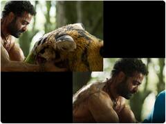 RRR VFX Breakdown: 'ఆర్ఆర్ఆర్'లో పులితో ఎన్టీఆర్ ఫైట్ - వీఎఫ్ఎక్స్‌కు ముందు, తర్వాత