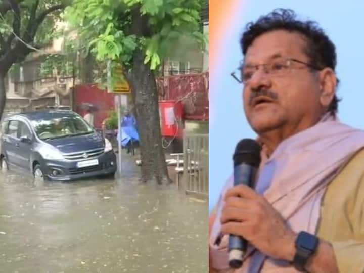 Mumbai Water Logging after Heavy Rain Drains Not Cleaned BJP MLA Complains To BMC Commissioner Iqbal Chahal ANN Mumbai: बारिश में मुंबई की सड़कों पर भरा पानी, नालों की नहीं हुई सफाई, बीजेपी विधायक ने BMC कमिश्नर से की शिकायत