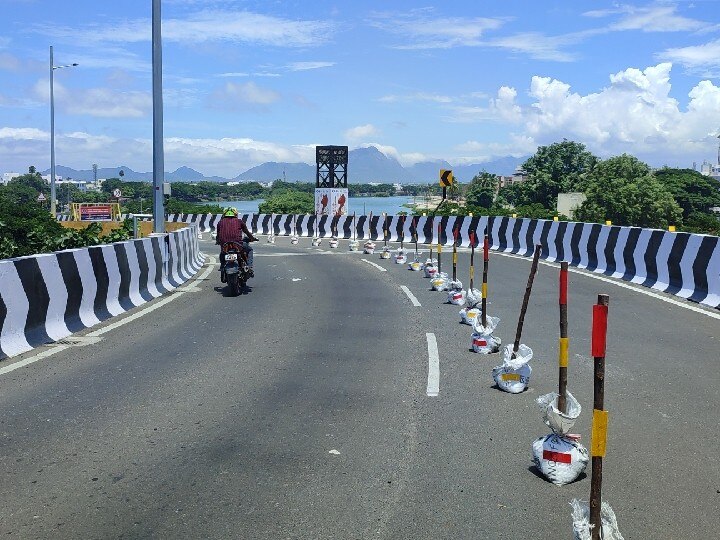 கோவை ராமநாதபுரம் மேம்பாலத்தில் அதிகரிக்கும் விபத்துகள் - வாகன ஓட்டிகள் அச்சம்