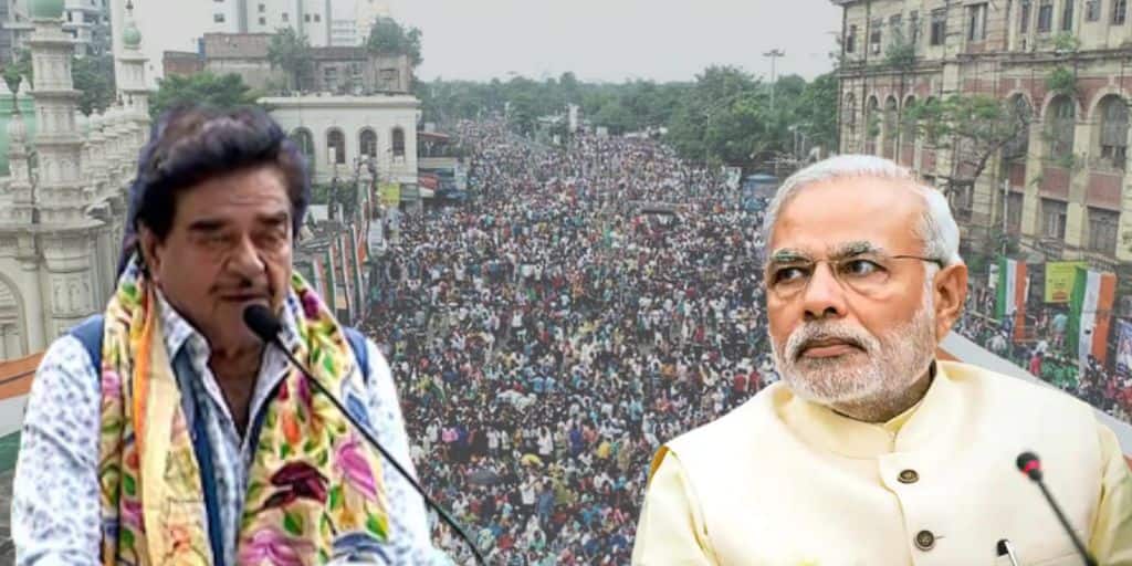 TMC Shahid Diwas 2022: ‘অটলজির আমলে গণতন্ত্র ছিল, আজ শুধু স্বৈরাচার’, কলকাতায় দাঁড়িয়ে মোদিকে নিশানা শত্রুঘ্নর TMC Shahid Diwas 2022 Shatrughan Sinha attacks Narendra Modi government saying dictatorship has taken the place of democracy TMC Shahid Diwas 2022: ‘অটলজির আমলে গণতন্ত্র ছিল, আজ শুধু স্বৈরাচার’, কলকাতায় দাঁড়িয়ে মোদিকে নিশানা শত্রুঘ্নর