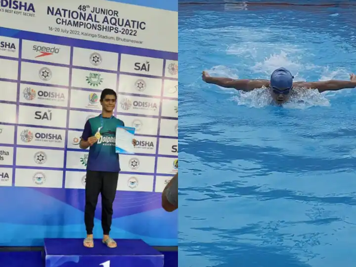 Rajasthan Yug created history in Swimming by winning four medals Udaipur News: ਰਾਜਸਥਾਨ ਦੇ ਯੁੱਗ ਨੇ ਤੈਰਾਕੀ 'ਚ ਰਚਿਆ ਇਤਿਹਾਸ, 4 ਮੈਡਲ ਜਿੱਤਣ ਵਾਲੇ ਬਣੇ ਪਹਿਲੇ ਖਿਡਾਰੀ