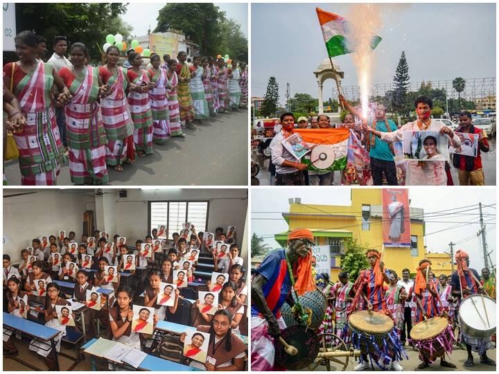 Draupadi Murmu won presidential election to become the first tribal woman set to occupy India's top constitutional post. Celebrations have broken out at her ancestral village in Odisha's Rairangpur.