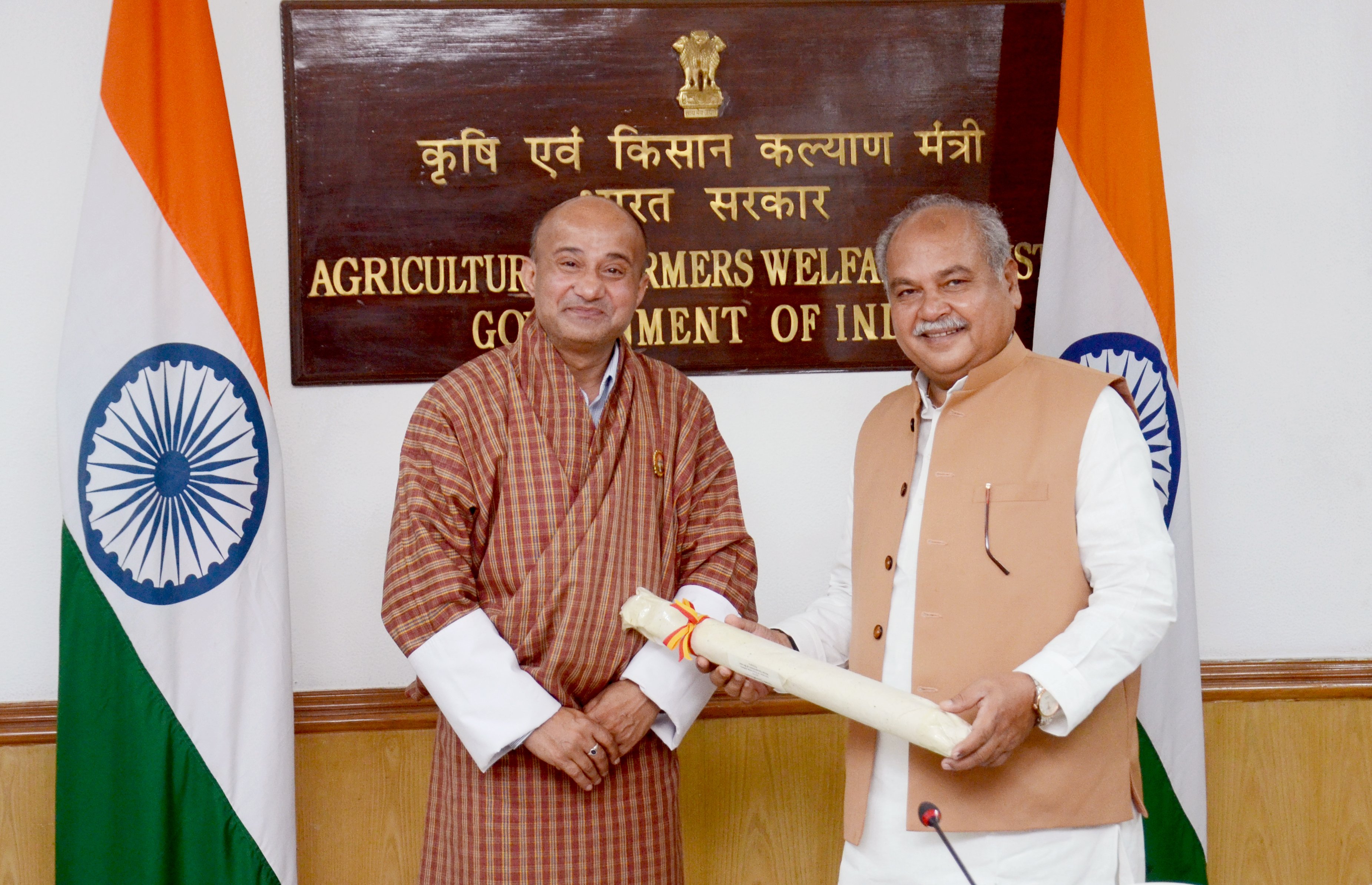 Narendra Singh Tomar : भूतानला भारताचं सहकार्य कायम राहील, कृषीमंत्री तोमर यांचे भूतानच्या शिष्टमंडळाला आश्वासन