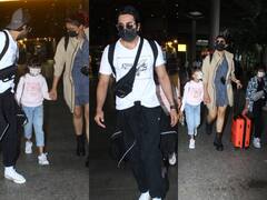 Ayushmann Khurrana Pics: फैमिली हॉलीडे से लौटे आयुष्मान खुराना, सामने आया खुराना परिवार का स्टाइलिश लुक