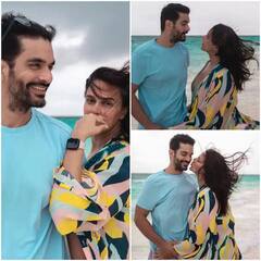 Photos: દરિયા કિનારે પતિ સાથે રૉમાન્ટિક થઇ Neha Dhupia, સામે આવી બીચ ક્લિકની તસવીરો.........