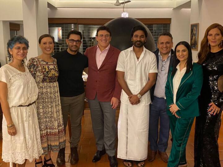 Aamir Khan Host Gujarati Dinner For Russo Brothers Aamir Khan ने रुसो ब्रदर्स के लिए होस्ट किया गुजराती डिनर, किरण रॉव भी हुईं पार्टी में शामिल