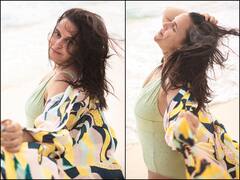 Neha Dhupia Pics: समंदर के किनारे दिलकश अदाओं से नेहा धूपिया ने ढाया कहर, ग्लैमरस तस्वीरें आईं सामने