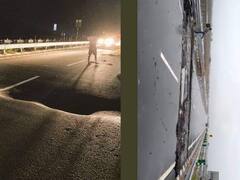 Bundelkhand Expressway : मोदी-योगींनी उद्घाटन केलेल्या बुंदेलखंड एक्स्प्रेस-वेला 5 दिवसातच भला मोठा खड्डा!