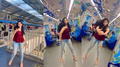 Watch : મેટ્રોમાં અચાનક જ પેસેન્જર સામે નાચવા લાગી યુવતી, વીડિયો થઈ ગયો વાયરલ