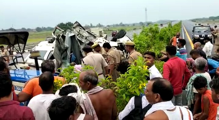 Mau Accident News: स्कॉर्पियो का टायर फटने से दर्दनाक हादसा, 2 की मौत 5 घायल, अजमेर शरीफ से लौट रहा था परिवार