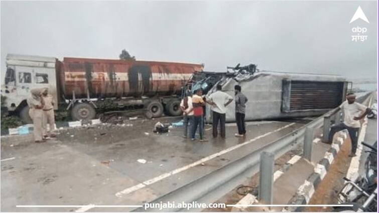Punjab News: Accident near Rajpura , collision between PRTC buses and tanker, dozen people injured ਰਾਜਪੁਰਾ ਨੇੜੇ ਭਿਆਨਕ ਹਾਦਸਾ, ਪੀਆਰਟੀਸੀ ਦੀਆਂ ਬੱਸਾਂ ਤੇ ਟੈਂਕਰ ਵਿਚਾਲੇ ਟੱਕਰ