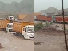 Bhind News: सिंधु नदी में अचानक आई बाढ़ ने खोली अवैध खनन की पोल, फंसी रेत से लदी दर्जनों गाड़ियां