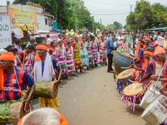 Celebrations Begin In Draupadi Murmu's Ancestral Village As She Becomes President | IN PICS