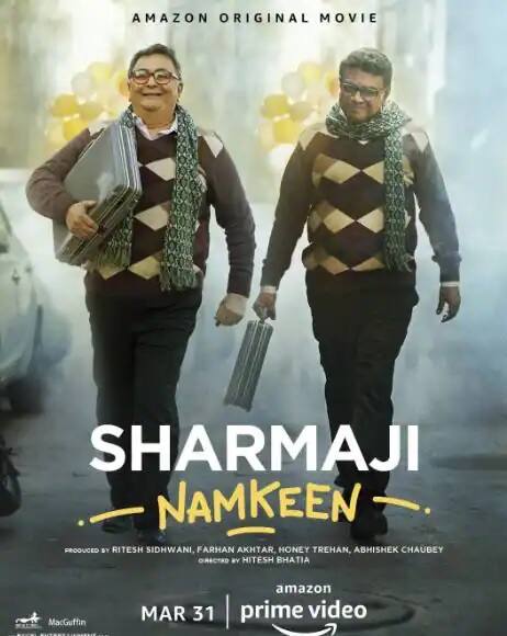 દિવંગત બોલીવુડ સ્ટાર ઋષિ કપૂરની છેલ્લી ફિલ્મ શર્માજી નમકીન એમેઝોન પ્રાઈમ વીડિયો પર રીલીઝ થઈ હતી. આ ફિલ્મ 12 મિલિયન વ્યુ સાથે 5મા ક્રમે છે.