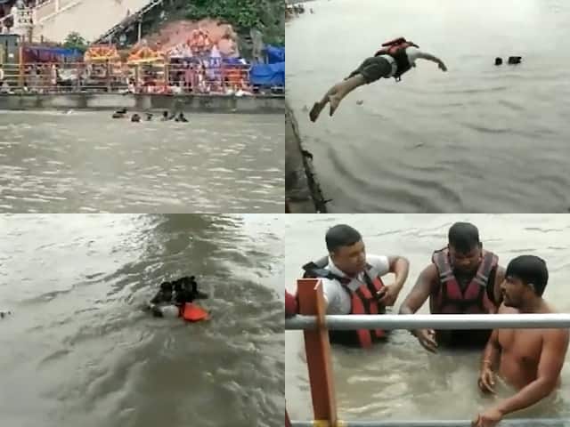 Uttarakhand Haridwar SDRF and Police Rescued 18 Kanwar Yatra flowing in  strong flow of Ganga river Watch Video | Kanwar Yatra 2022: हरिद्वार में टला  बड़ा हादसा, गंगा नदी के तेज बहाव