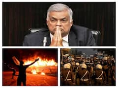 Sri lanka protest: ரணிலின் முதல் நாள்.. போராட்டக்காரர்கள் விரட்டியடிப்பு: கட்டுப்பாட்டுக்குள் வந்த அதிபர் அலுவலகம்