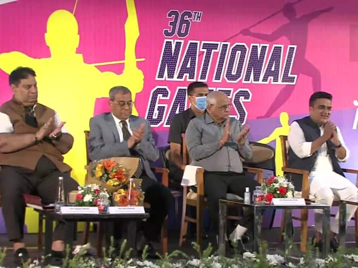 Gujarat Chief Minister Bhupendra Patel launched logo of 36th National Games know when it is starting 36th National Games: गुजरात के मुख्यमंत्री ने नेशनल गेम्स का लोगो किया लॉन्च, जानें- कबसे हो रही है इसकी शुरुआत