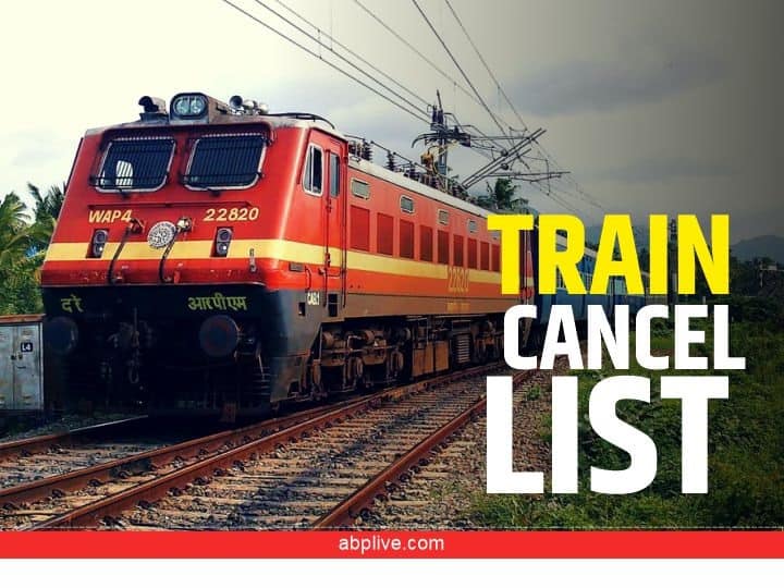 Before traveling in the train, check the status of your train!  Today railway canceled a total of 107 trains