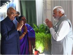 President Farewell Dinner: निवर्तमान राष्ट्रपति के लिए पीएम मोदी ने किया विदाई भोज का आयोजन, देखें तस्वीरें