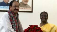 द्रौपदी मुर्मू को उपराष्ट्रपति वैंकेया नायडू ने दी जीत की बधाई | Presidential Election 2022