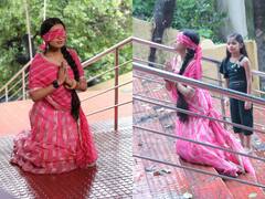 Pyar Ka Pehla Naam: Radha Mohan शूटिंग के दौरान भारी बरसात से इस तरह जूझीं निहारिका रॉय!