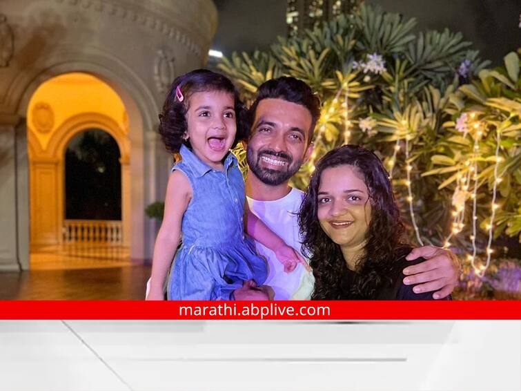 Former Indian Test vice-captain Ajinkya Rahane to become father for 2nd time Ajinkya Rahane: अजिंक्य रहाणेच्या घरात दुसऱ्यांदा पाळणा हलणार, पत्नी राधिकानं दिली गुड न्यूज!