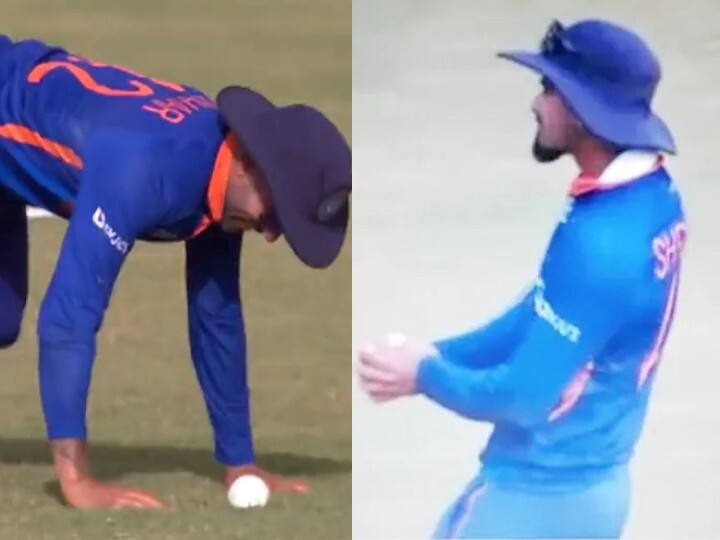 IND vs WI 1st ODI Shikhar Dhawan Push Ups Shreyas Iyer Dance Rahul Dravid and Brian Lara Photo Video: धवन के पुशअप्स और अय्यर के डांस ने किया एंटरटेन, द्रविड़-लारा की मुलाकात ने बटोरीं सुर्खियां; पहले वनडे के बेस्ट पल