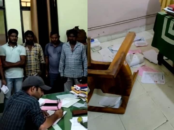 Shamli Uttar Pradesh Kairana angry youth vandalized subdivision office threatened officials ANN Kairana News: कनेक्शन काटने से नाराज बिजली विभाग के ऑफिस पहुंचकर युवक ने की तोड़फोड़, अधिकारियों को धमकाया