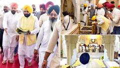 ਮੁੱਖ ਮੰਤਰੀ ਭਗਵੰਤ ਮਾਨ ਗੁ.ਸ੍ਰੀ ਫਤਿਹਗੜ੍ਹ ਸਾਹਿਬ ਵਿਖੇ ਹੋਏ ਨਤਮਸਤਕ, ਪੰਜਾਬ ਦੀ ਚੜ੍ਹਦੀਕਲਾ ਲਈ ਕੀਤੀ ਅਰਦਾਸ