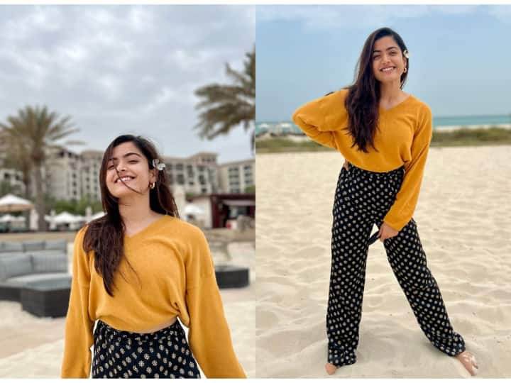 Rashmika Mandanna Shares Happy Vibes From Abu Dhabi. See Pics