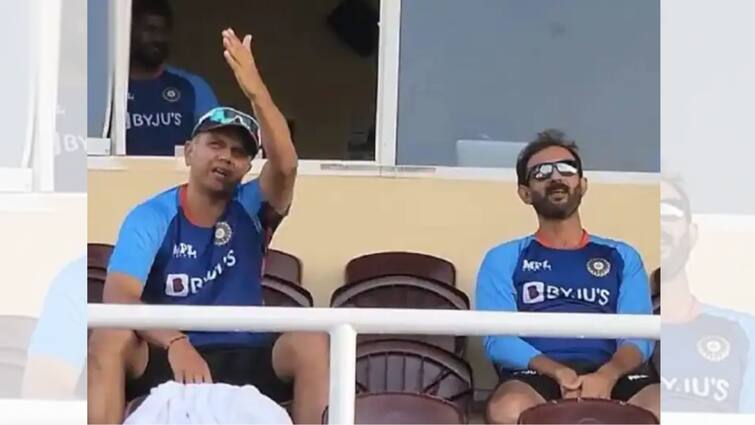 IND vs WI 1st ODI: Rahul Dravid animated as India edge out a thriller at Queen's Park Oval IND vs WI 1st ODI: টানটান লড়াই শেষে রুদ্ধশ্বাস জয়, আবেগ চাপতে পারলেন না দ্রাবিড়ও