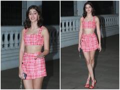 In Pics: Russo Brothers के लिए रखी गई पार्टी में कुछ इस अंदाज में पहुंची Ananya Pandey, सामने आईं खूबसूरत तस्वीरें