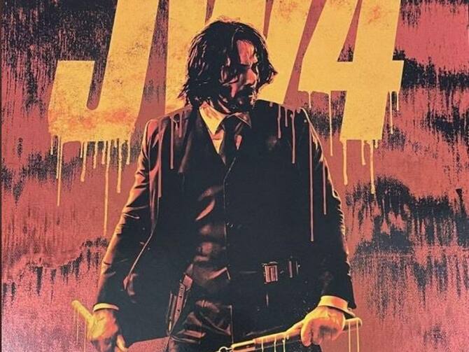 John Wick (2014)  John wick movie, Keanu reeves, Action movie poster