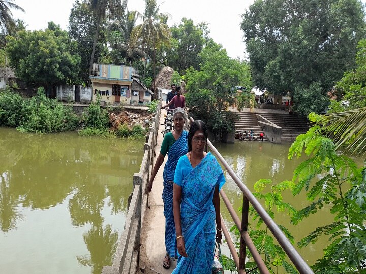 திருவாரூரில் ஆபத்தான  நிலையில் இருக்கும் மடப்புரம் பாலம் - சீரமைக்க  பொதுமக்கள் கோரிக்கை