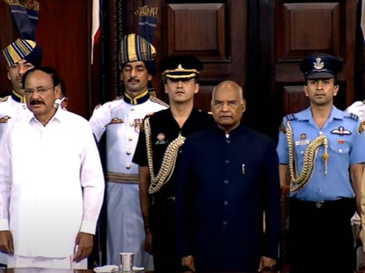 President Ram Nath Kovind Farewell Ceremony Delhi Draupadi Murmu PM Modi Photos 'எம்பிக்கள் எப்போதும் காந்திய தத்துவத்தைப் பின்பற்ற வேண்டும்’ - குடியரசு தலைவர் ராம்நாத் கோவிந்த் பேச்சு!