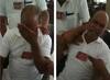 Viral Video : ब्लड टेस्ट करताना हमसून हमसून रडू लागला पोलीस अधिकारी; युजर्स चकित, म्हणाले...