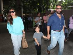 In Pics: पति Saif Ali Khan और बच्चों के साथ छुट्टियों से लौटीं Kareena Kapoor, एयरपोर्ट पर कुछ इस अंदाज में हुईं स्पॉट