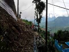 Uttarakhand Rain: उत्तराखंड में आफत की बारिश, पौड़ी में बन रहे पॉलिटेक्निक भवन का पुश्ता ढहा, रास्ता बंद