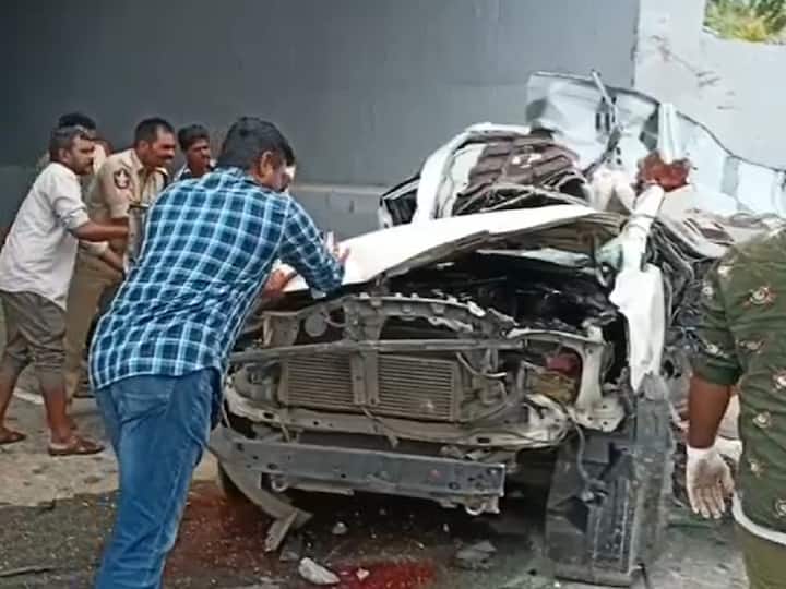 Chittoor Road Accident: 3 Dies in Road accident in Chittoor District Chittoor Road Accident: చిత్తూరు జిల్లాలో ఘోర రోడ్డుప్రమాదం, ఇద్దరు పోలీసులు సహా ముగ్గురు దుర్మరణం