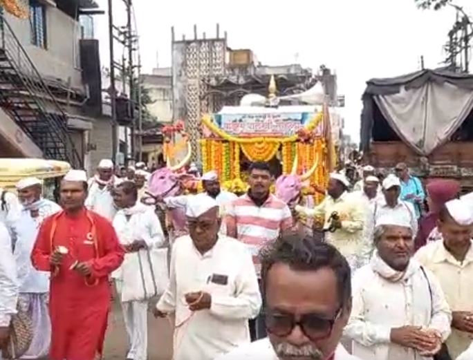 Shri Vitthal palkhi sohala : संत सावता महाराजांच्या भेटीला विठुराया, दोन वर्षानंतर साजरा होतोय सोहळा