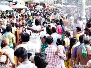 திண்டுக்கல்: பழனி முருகன் கோயிலில் ஆயிரக்கணக்கில் கூடிய  பக்தர்கள்..!