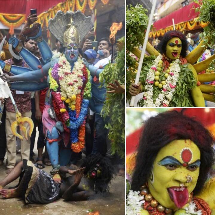 Bonalu is a Telangana traditional festival centered on the Goddess Mahakali. This festival is celebrated annually in both Hyderabad & Secunderabad, as well as in other parts of the state.