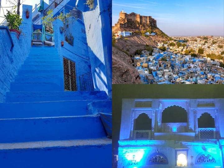 Blue City of Rajasthan beauty became tourist destination in Jodhpur ANN Blue City of Rajasthan: 'ब्लू सिटी' के नाम से फेमस है राजस्थान का ये शहर, टूरिस्टों की पहली पसंद