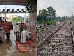 Kasganj News: क्रॉसिंग पार क्रॉस कर रहे कांवड़िए की ट्रेन की चपेट में आने से मौत, अब प्रशासन बना रहा फुटपाथ